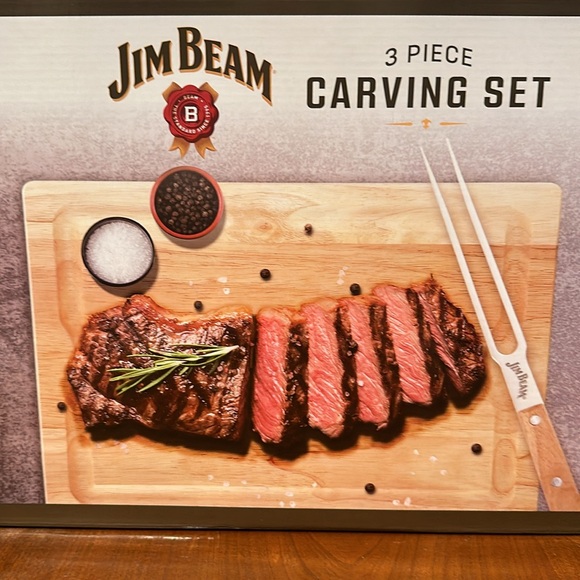 Jim Beam 3 PC Carving Set - Picture 3 of 3